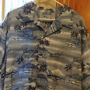 War planes Hawaiian shirt size xxxl 2X XXL